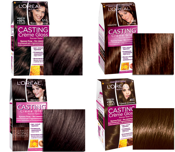 Шоколадный цвет волос: обзор оттенков, выбор краски и фото